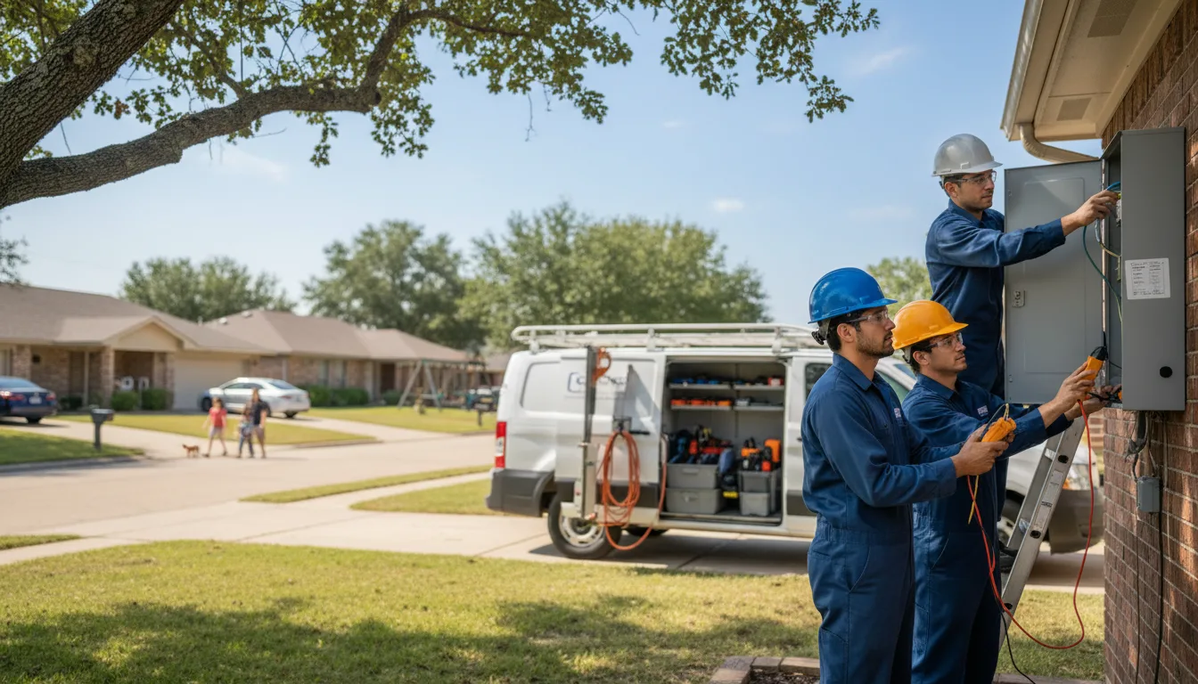 Certified electrician providing emergency electrical services in Fortuna, MO